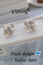 Mansjettknapper, sølv 925, Design: Kalevi Sara, Finland thumbnail