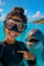 Delfinsmykke, sølv anheng, KUN 3 STK IGJEN thumbnail