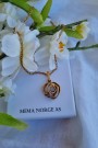 Bronse anheng, rose, Vintage fra 70-tallet, Design: Kalevi Sara of Finland, kun 1 stk thumbnail