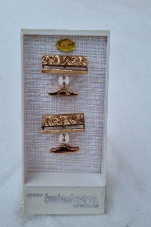 Tøffe bronse mansjettknapper, vintage, Design; Kalevi Sara of Finland